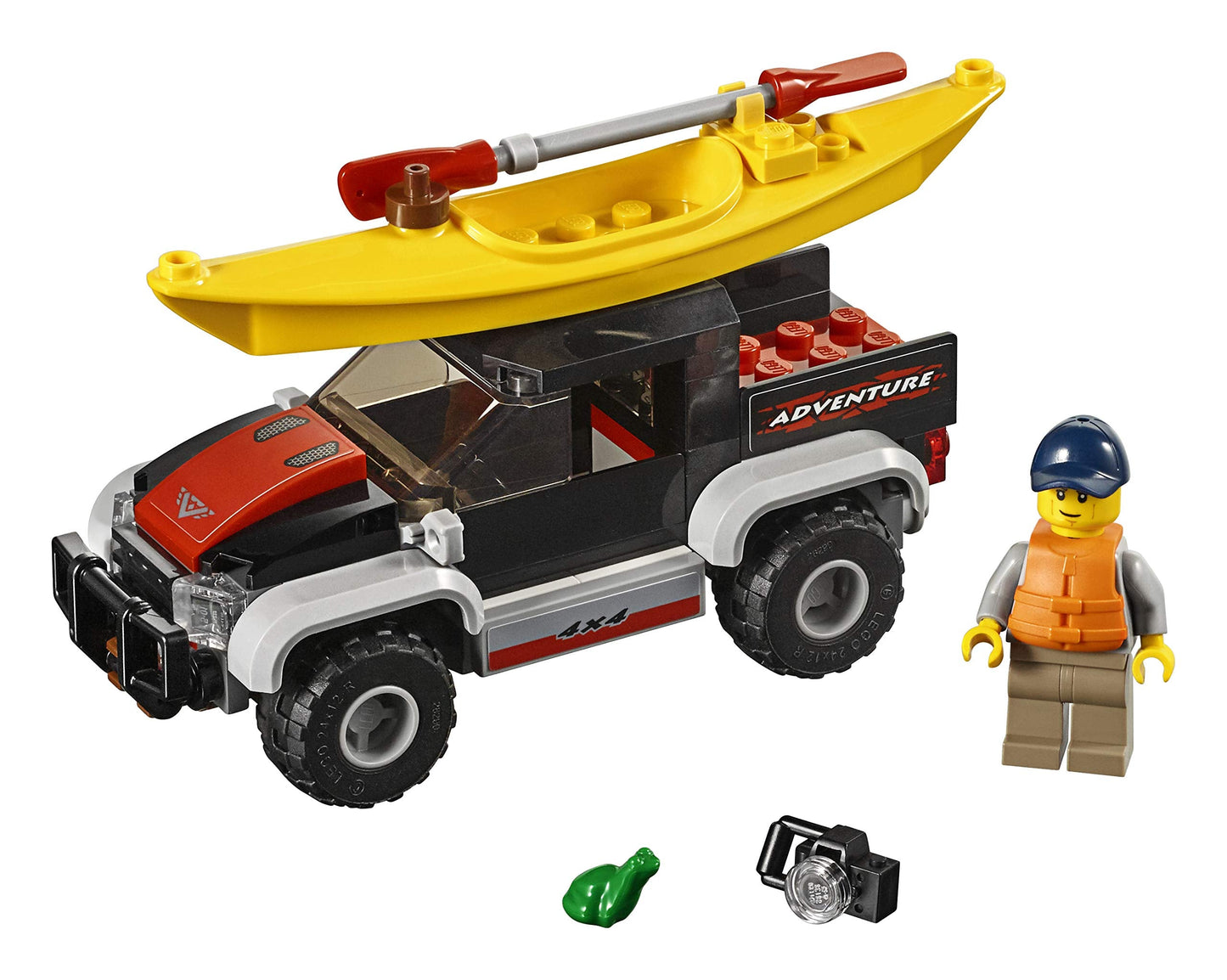 LEGO City Great Vehicles Kayak Adventure 60240 – 84-Piece Building Kit