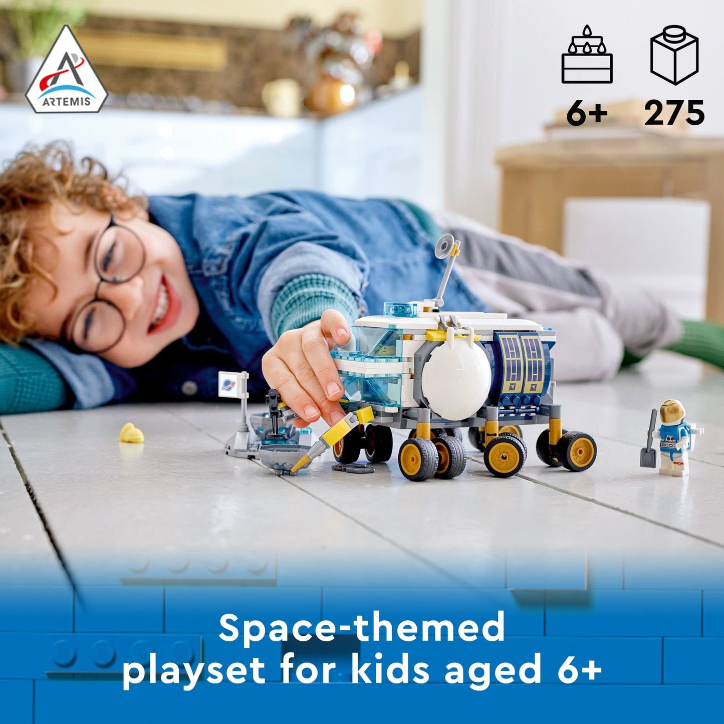 LEGO City Lunar Roving Vehicle 60348 – NASA-Inspired Space Set for Ages 6+