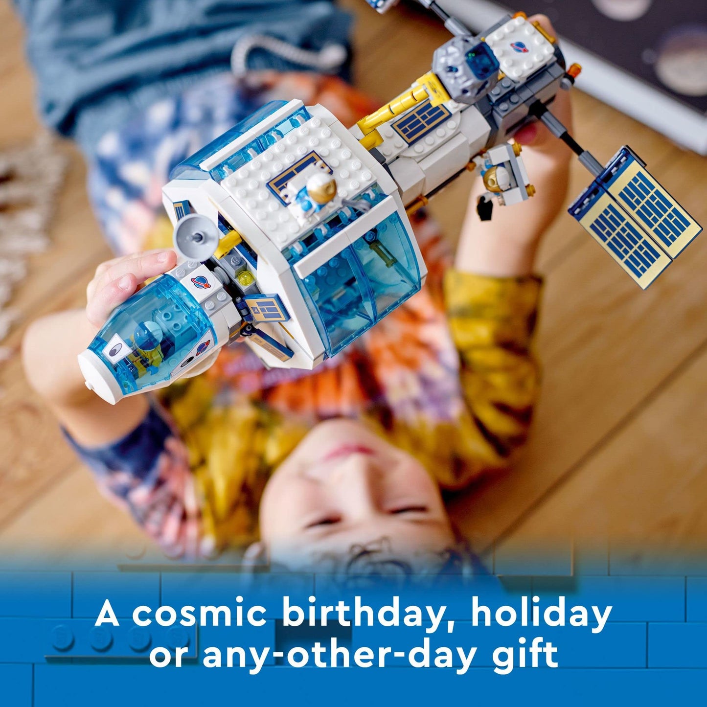 LEGO City Lunar Space Station 60349 – NASA-Inspired Space Toy with 5 Astronaut Minifigures