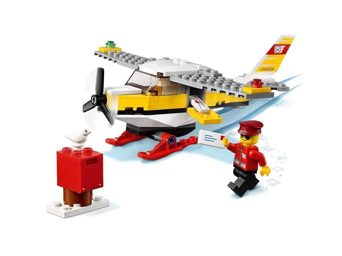 LEGO City Mail Plane 60250 – 74-Piece Ski Plane Toy for Open-Ended Play