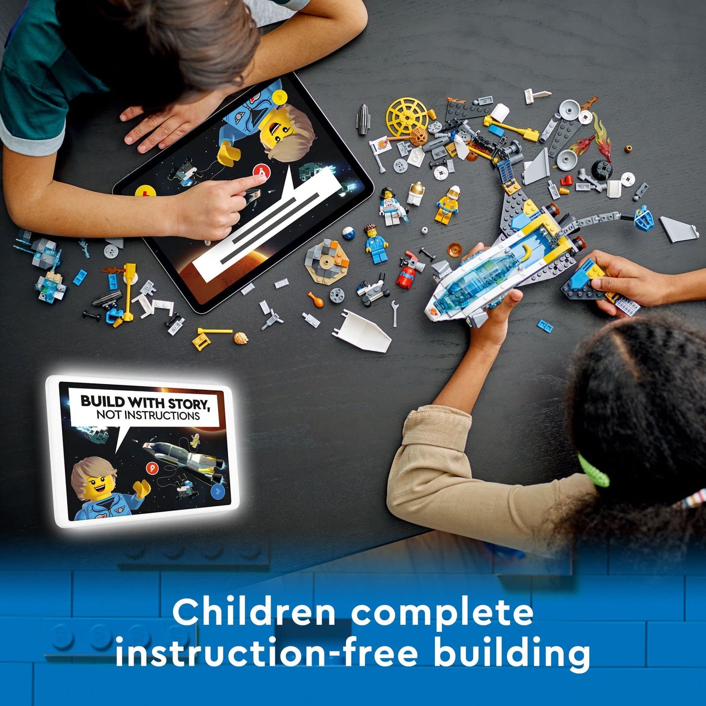 LEGO City Mars Spacecraft Exploration Missions 60354 – Interactive Digital Building Toy for Kids 6+