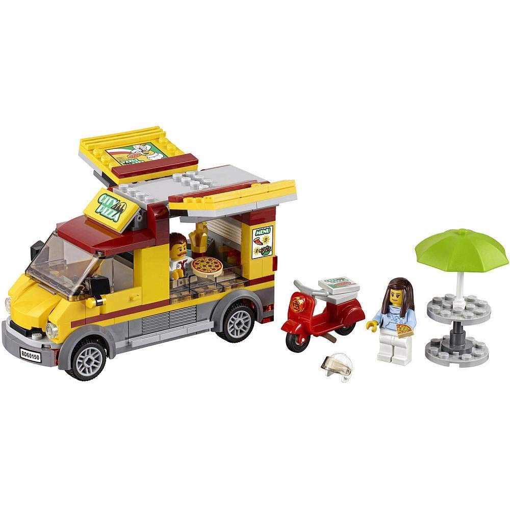 LEGO City Great Vehicles Pizza Van 60150 – 249-Piece Construction Toy