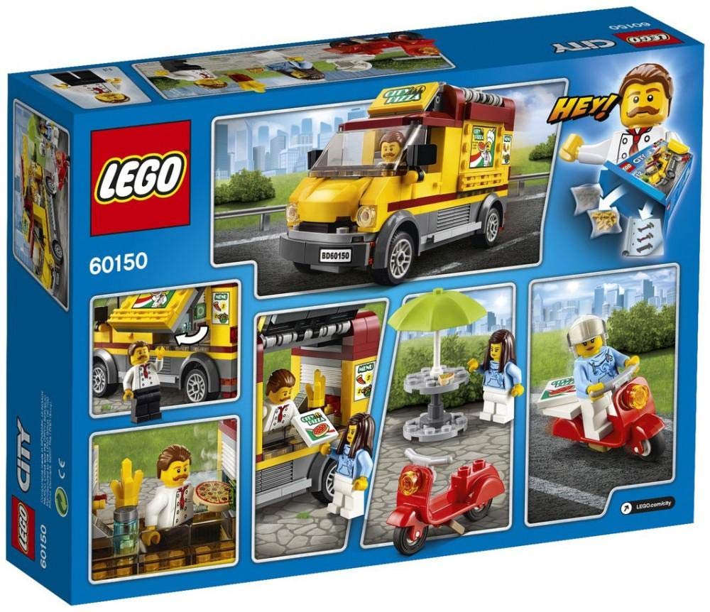 LEGO City Great Vehicles Pizza Van 60150 – 249-Piece Construction Toy