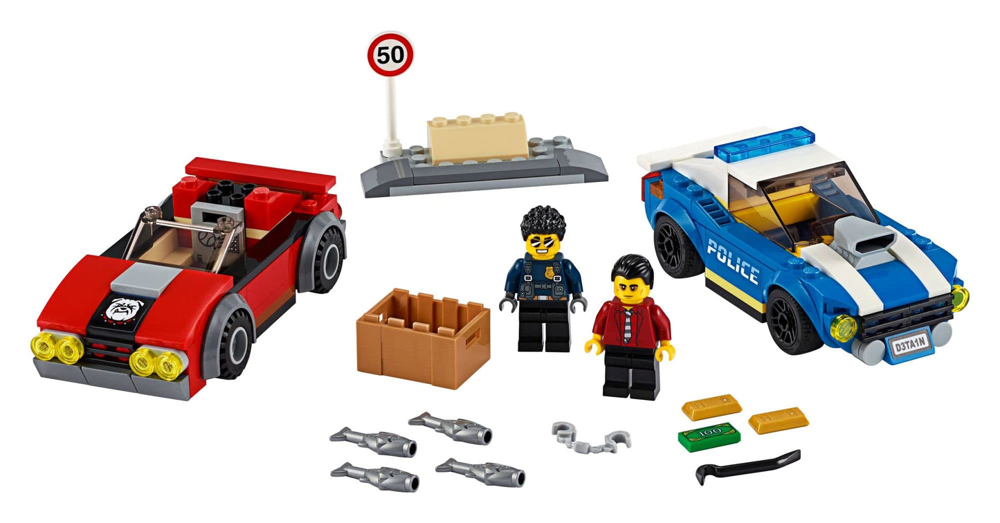 LEGO City Police Highway Arrest 60242 – 185-Piece Police Car Chase Set