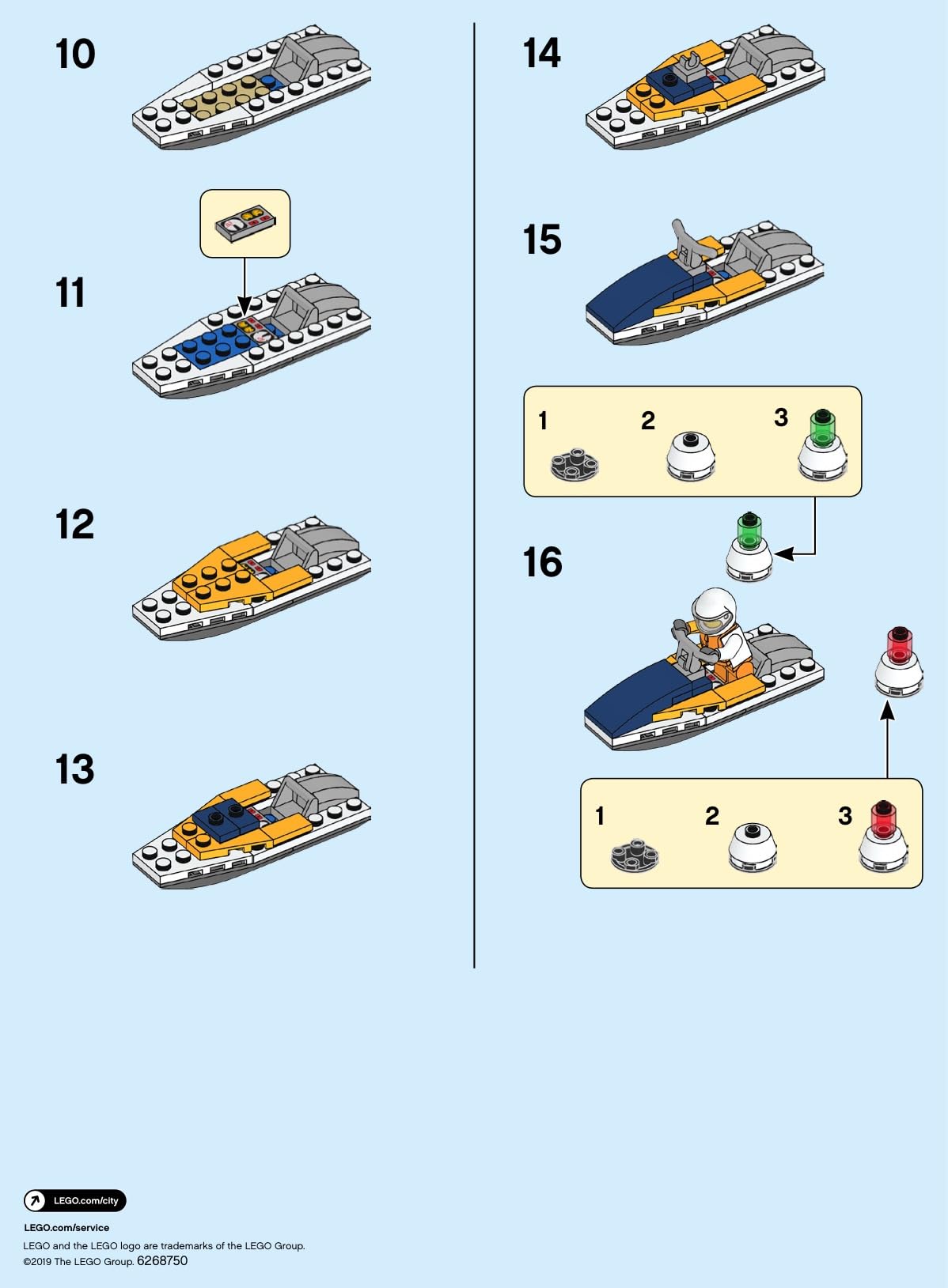 LEGO City Racing Boat Polybag Set 30363 | Quick Build & City Water Fun
