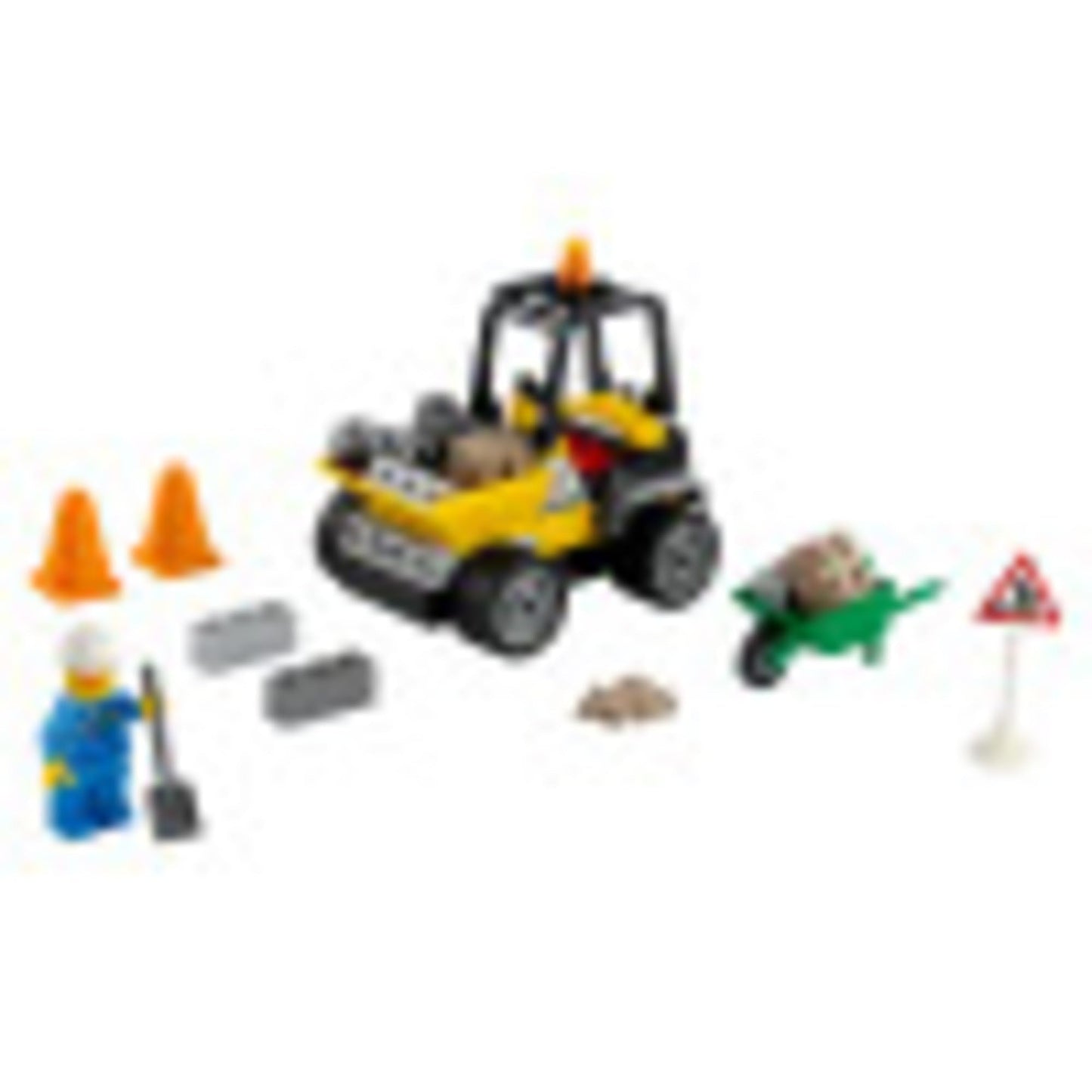 LEGO City Roadwork Truck 60284 – 58-Piece 4+ Construction Set (New 2021)
