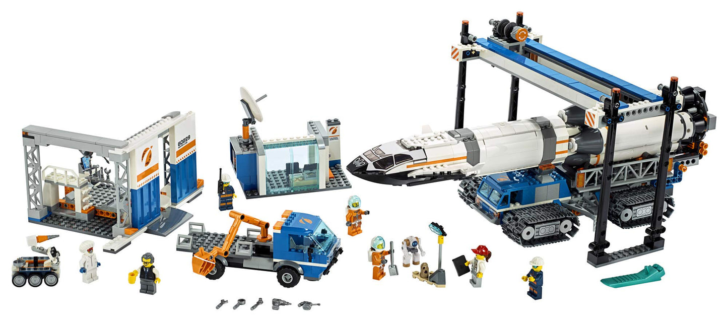 LEGO City Rocket Assembly & Transport 60229 - 1055-Piece Space Set