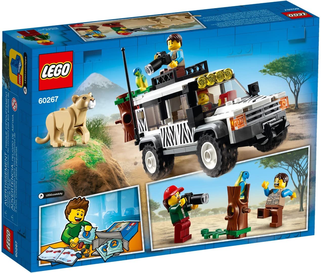 LEGO City Safari Off-Roader 60267 – Off-Road Toy Vehicle for Kids 5+