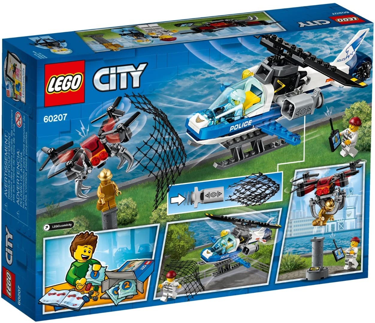 LEGO City Sky Police Drone Chase 60207 Building Kit (192 Pieces)