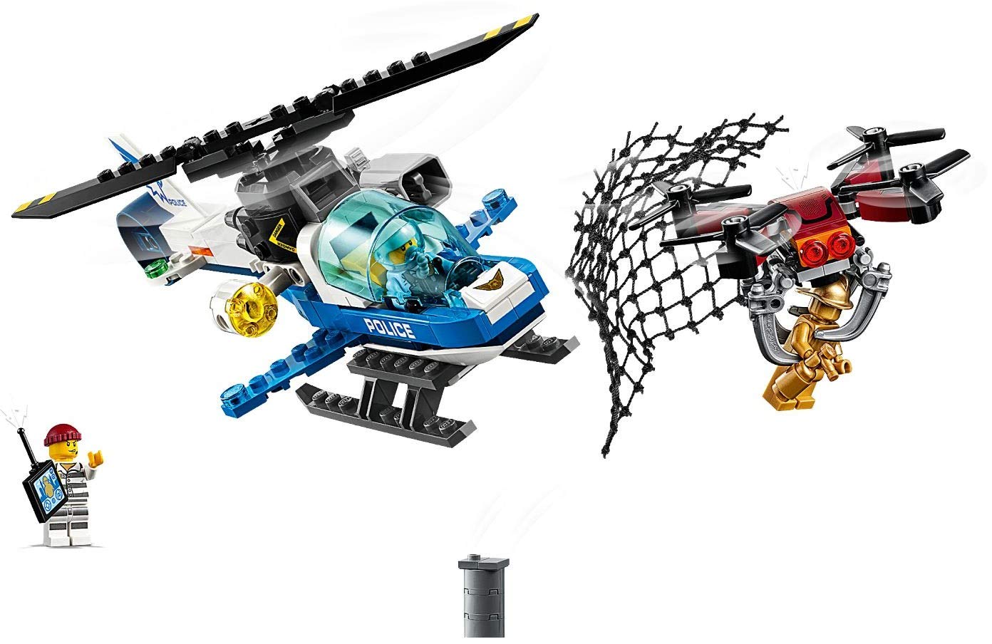 LEGO City Sky Police Drone Chase 60207 Building Kit (192 Pieces)