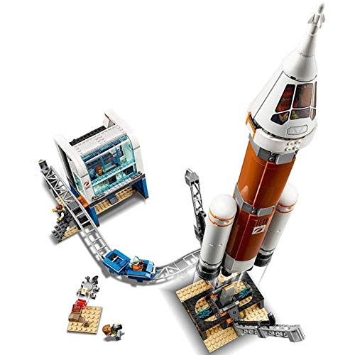 LEGO City Space Deep Space Rocket & Launch Control 60228 – 837-Piece STEM Toy