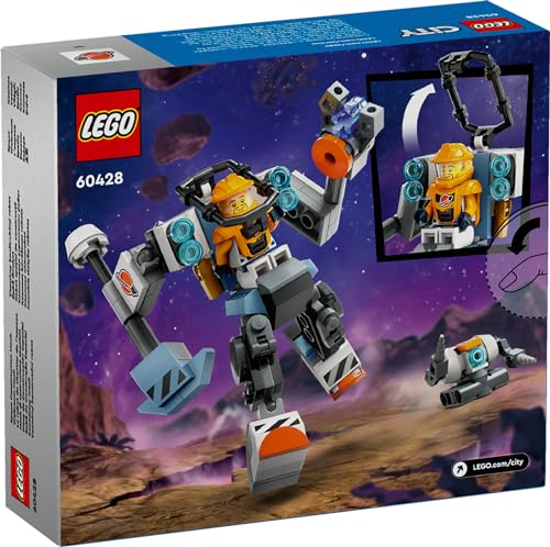 LEGO City Space Mech (60428) – Robot Construction Kit for Kids 6+ | Space Adventure Gift