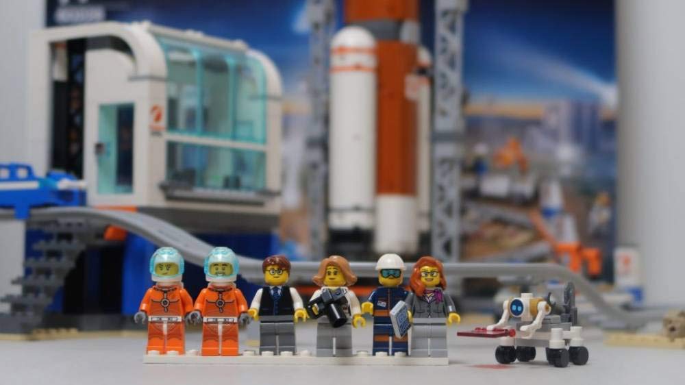 LEGO City Space Deep Space Rocket & Launch Control 60228 – 837-Piece STEM Toy