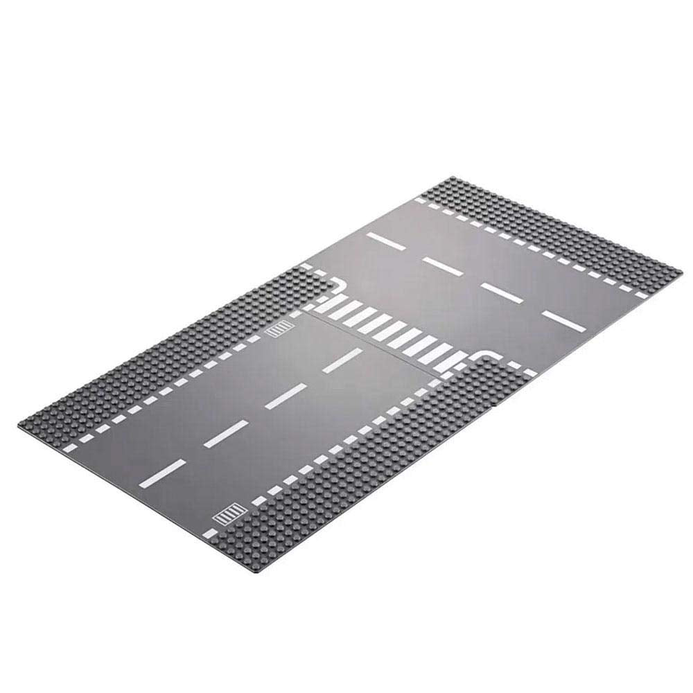 LEGO City 60236 Straight & T-Junction Road Plates – 2 Pieces