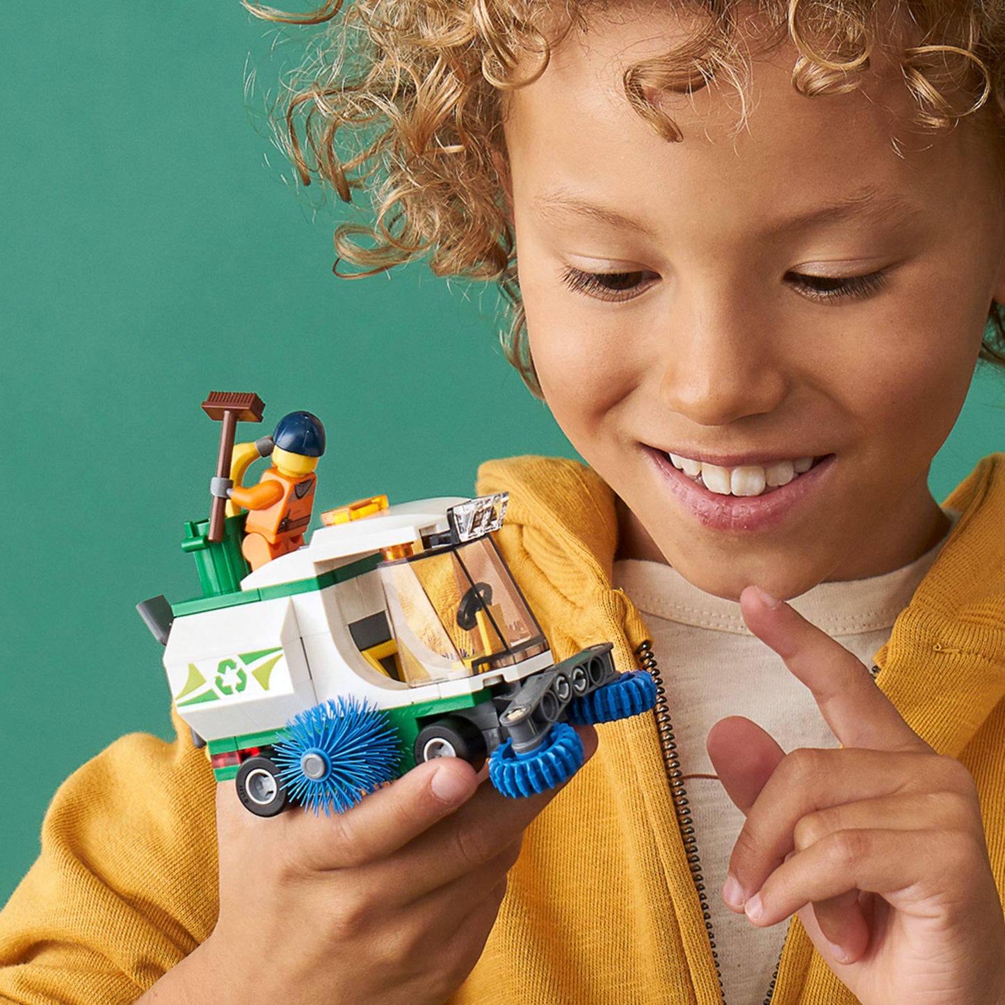 LEGO City Street Sweeper 60249 – 89-Piece Construction Toy for Kids