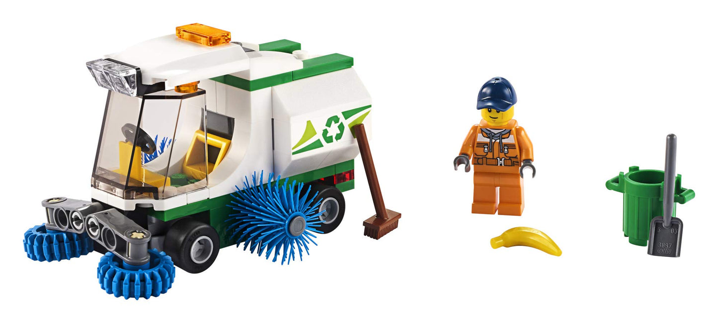 LEGO City Street Sweeper 60249 – 89-Piece Construction Toy for Kids