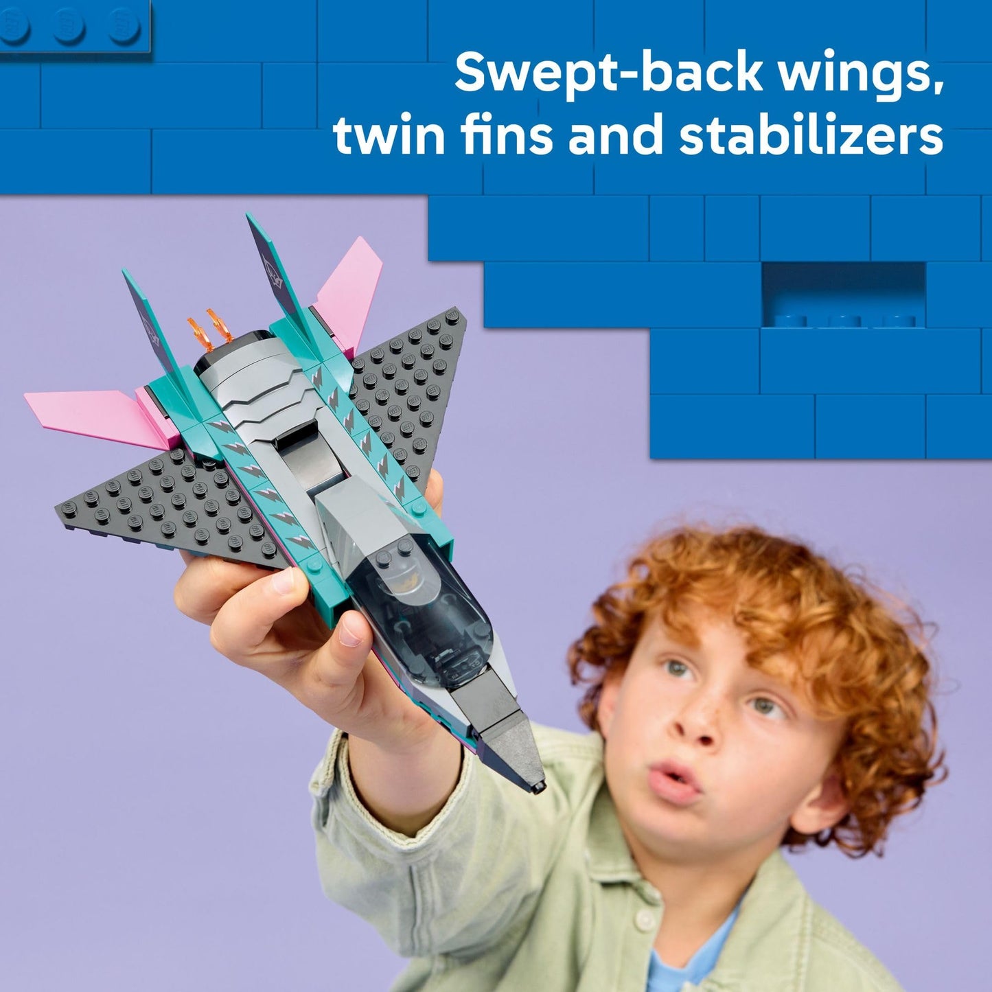 LEGO City Jet vs Car 60489 – Race-Ready Building Set for Kids 6+