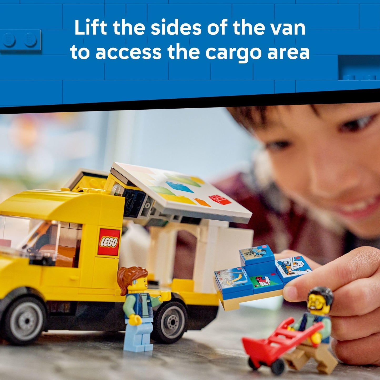 LEGO City The Van (60500) Building Toy – 276 Pieces, 2 Minifigures, Gift for Ages 6+