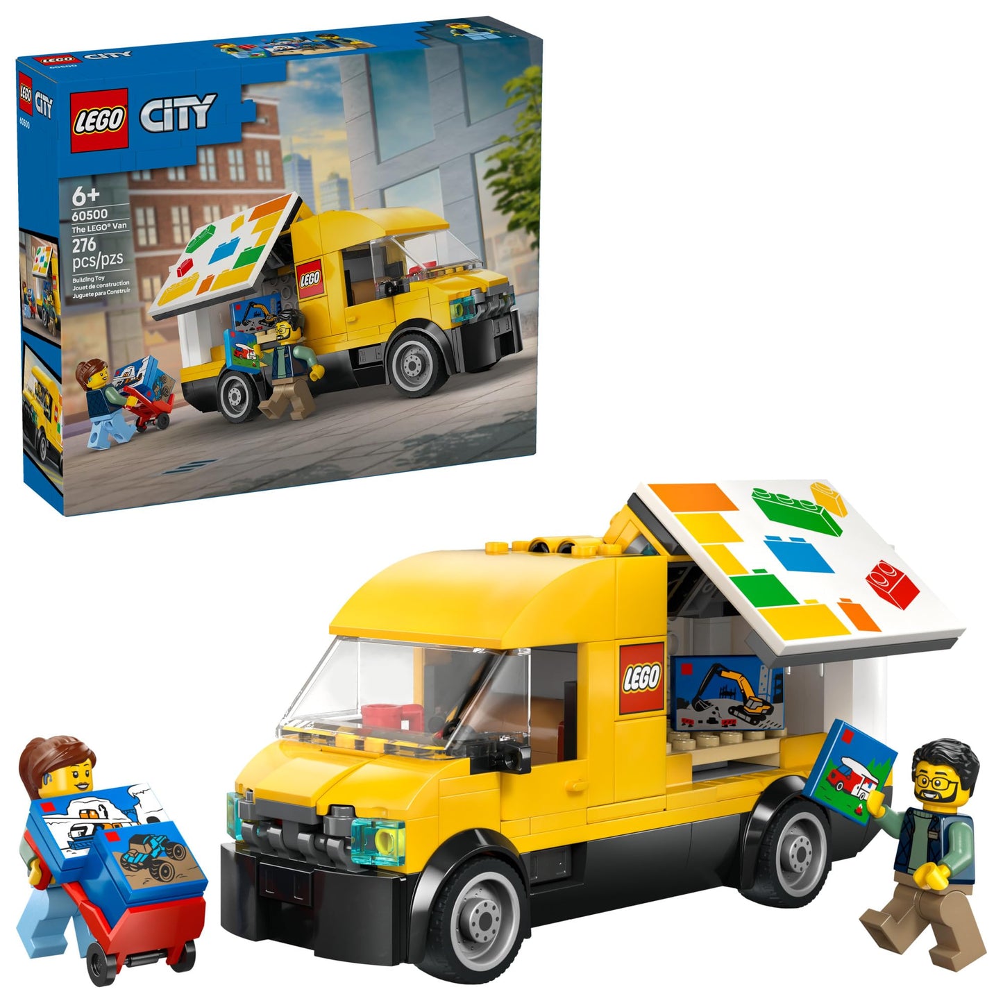 LEGO City The Van (60500) Building Toy – 276 Pieces, 2 Minifigures, Gift for Ages 6+