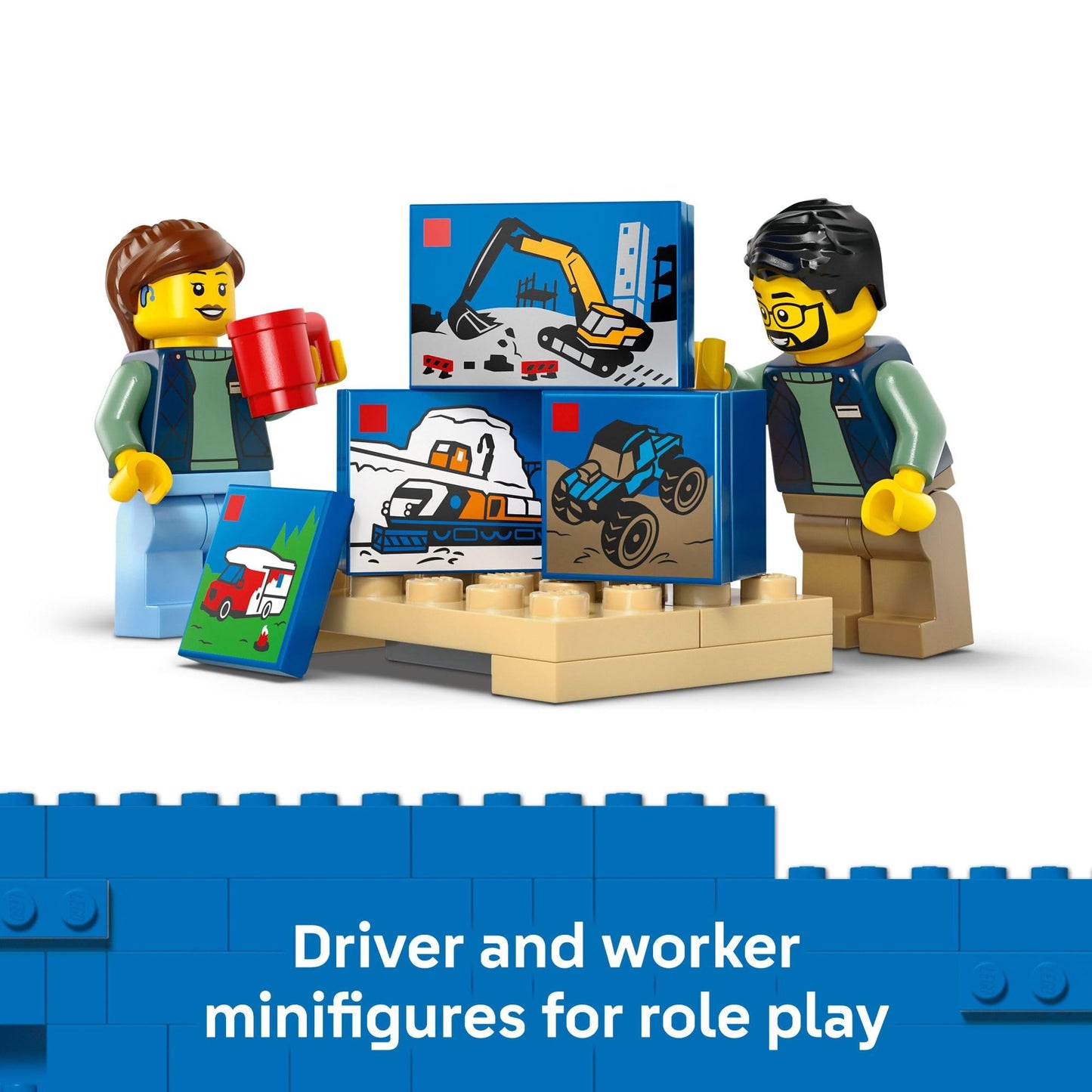 LEGO City The Van (60500) Building Toy – 276 Pieces, 2 Minifigures, Gift for Ages 6+