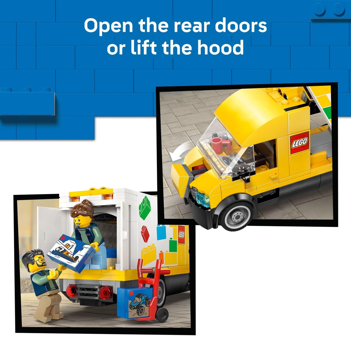 LEGO City The Van (60500) Building Toy – 276 Pieces, 2 Minifigures, Gift for Ages 6+