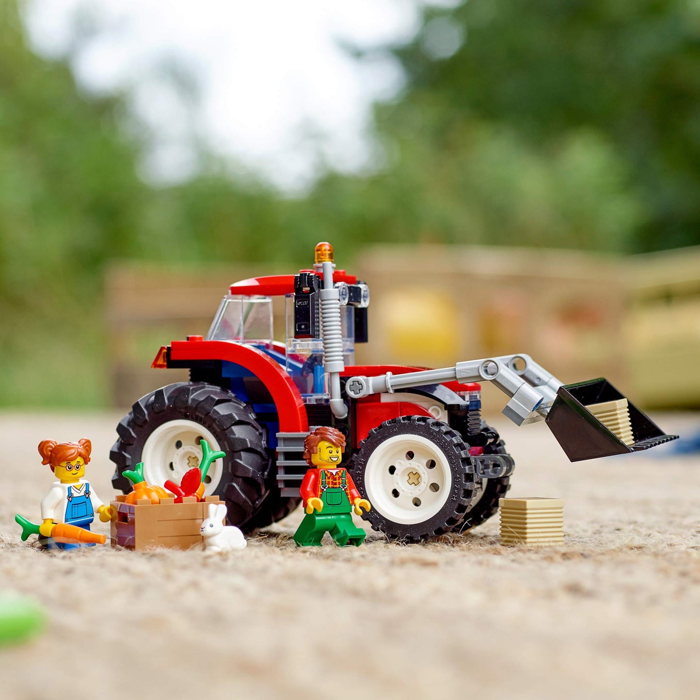 LEGO City Great Vehicles Tractor 60287 | 148-Piece Building Toy Set for Kids Aged 5+