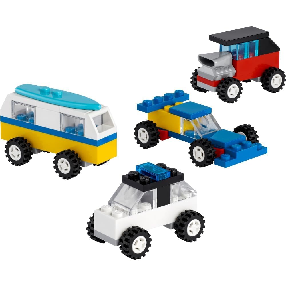 LEGO Classic 30510 90 Years of Cars Polybag | 71 Pieces | 4 Mini Cars | Ages 4+