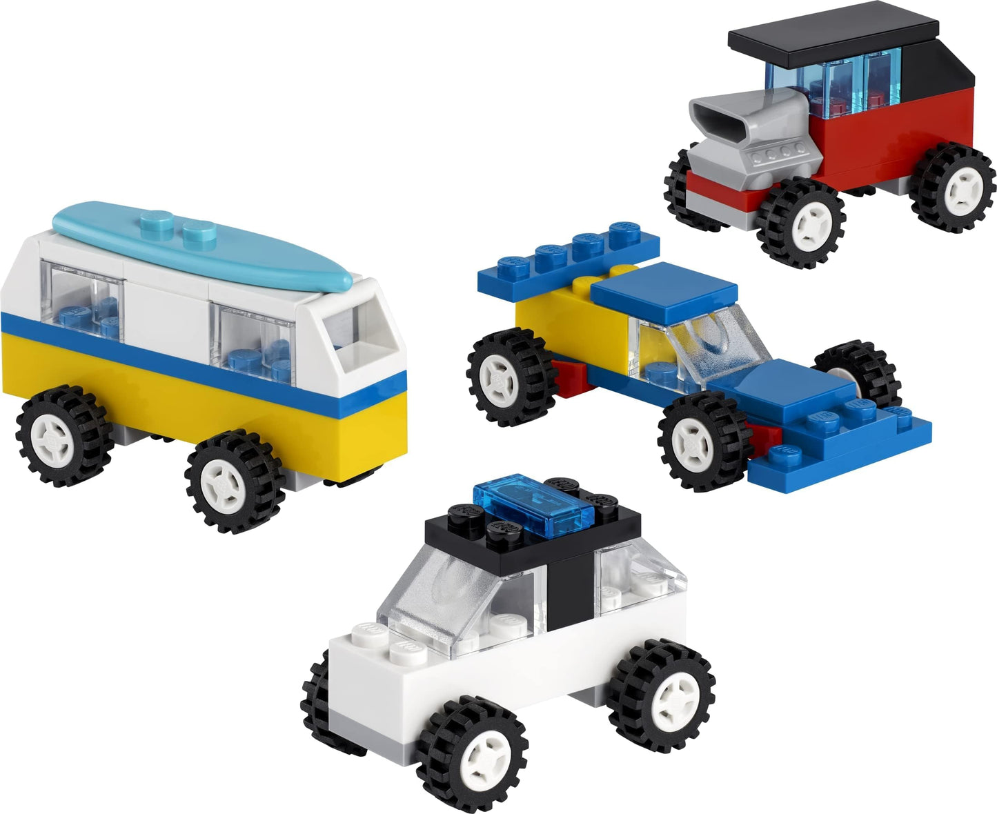 LEGO Classic 30510 90 Years of Cars Polybag | 71 Pieces | 4 Mini Cars | Ages 4+