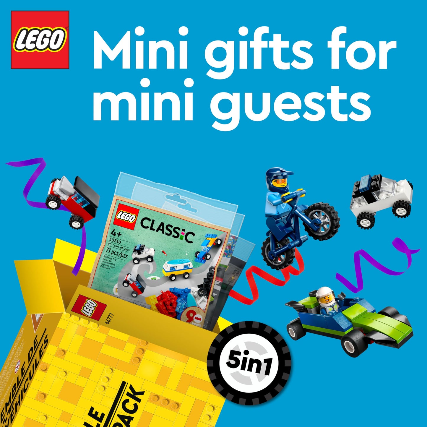 LEGO Creator Vehicle Pack 66777 – 5 Buildable Cars for Kids Aged 8+