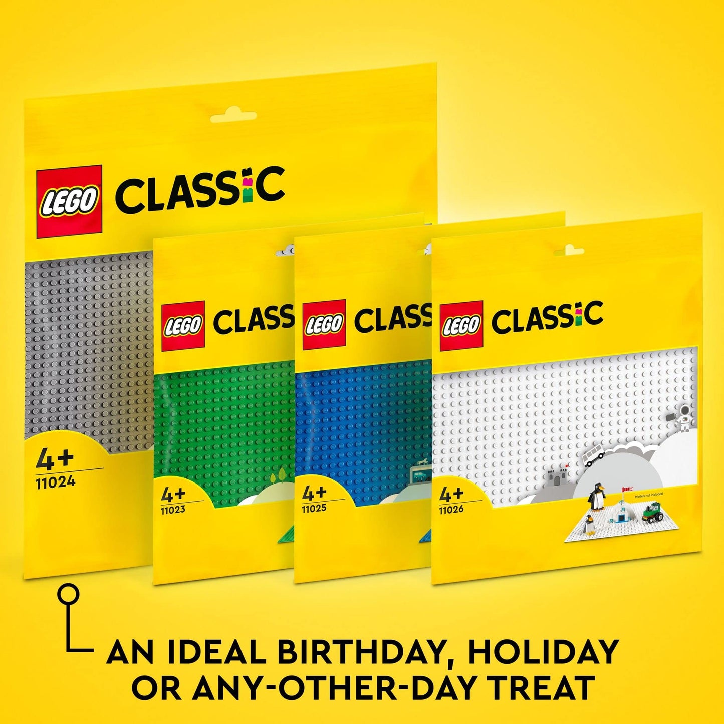 LEGO Classic Blue Baseplate 11025 – 32x32 Stud Building Baseplate for Creative Play (Ages 4+)