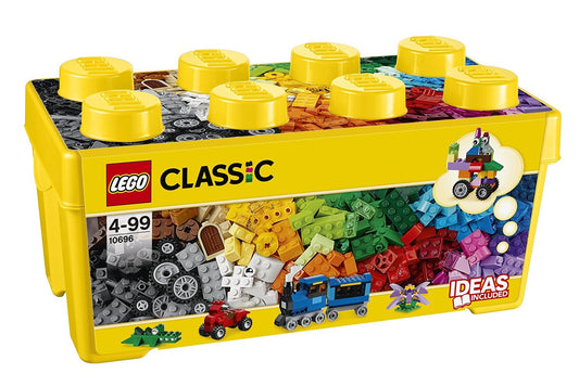 LEGO Classic 10696 & 10700 – Building Blocks Box with Green Base Plate | Creative Construction Toy for Kids