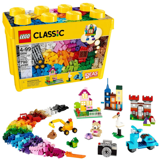 LEGO Classic Large Creative Brick Box 10698 – 790 Pieces, Storage & Classroom Play