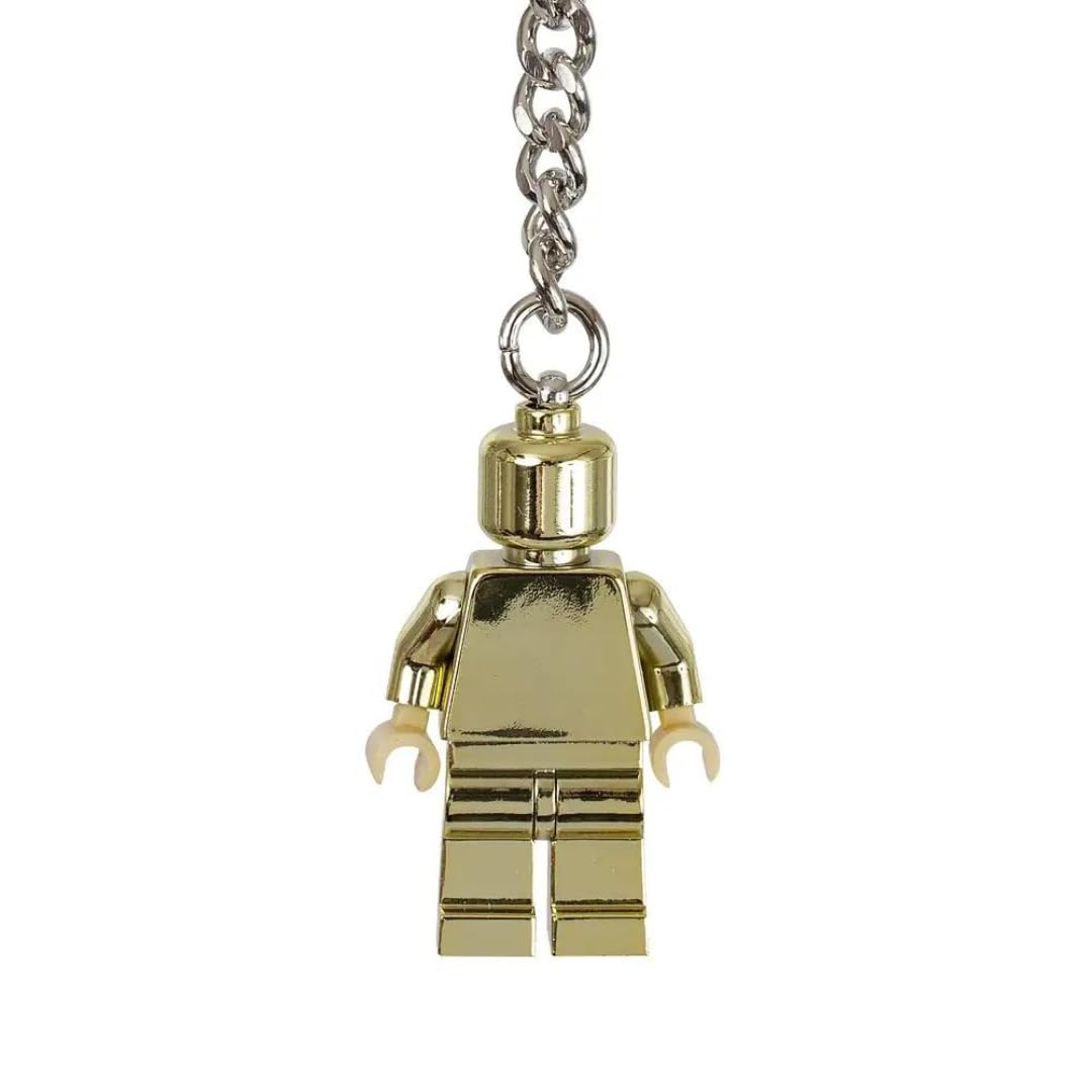 LEGO Classic Limited Edition Mini Figure Keychain #852688 Golden Minifigure