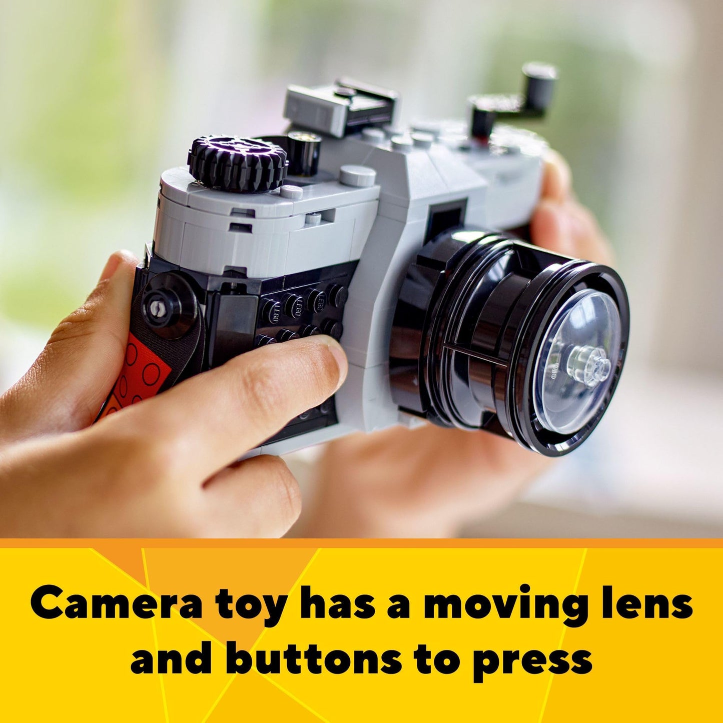 LEGO Creator 3-in-1 Camera Toy 31147 – Build 3 Retro Models: Camera, Video Camera & TV