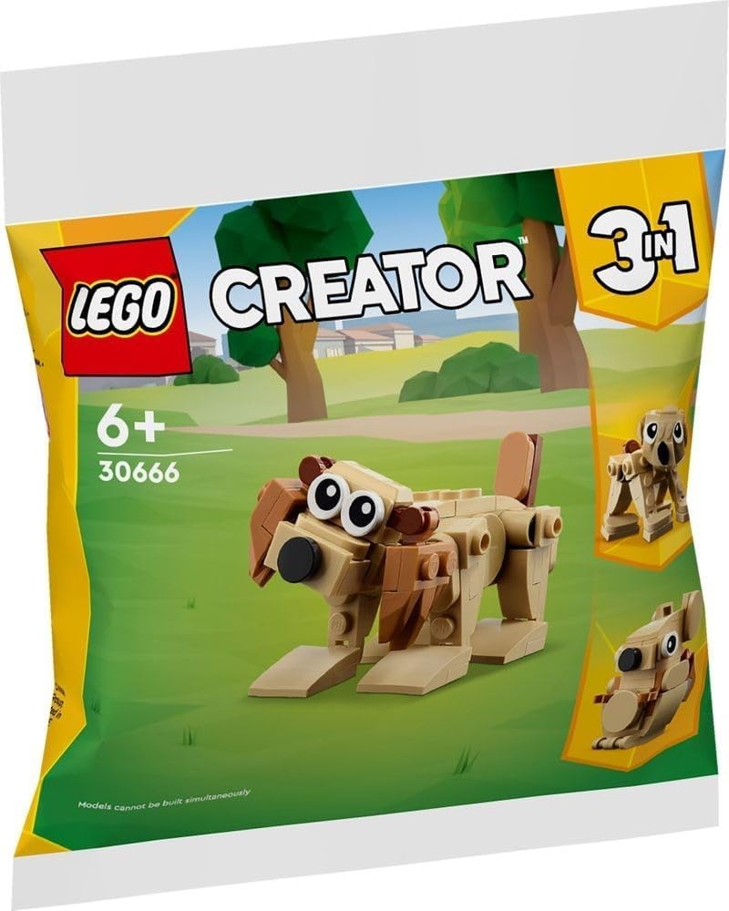 LEGO Creator 3-in-1 Gift Animals 30666 Polybag Set - 75-Piece Multi-Model Play