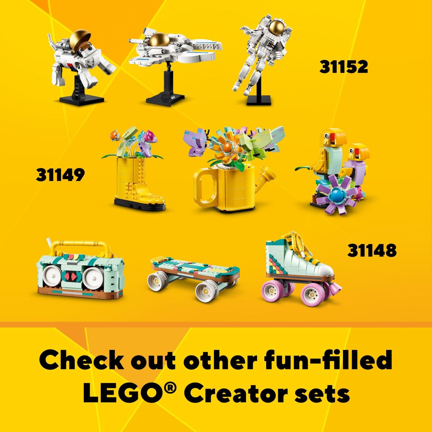 LEGO Creator 3-in-1 Camera Toy 31147 – Build 3 Retro Models: Camera, Video Camera & TV