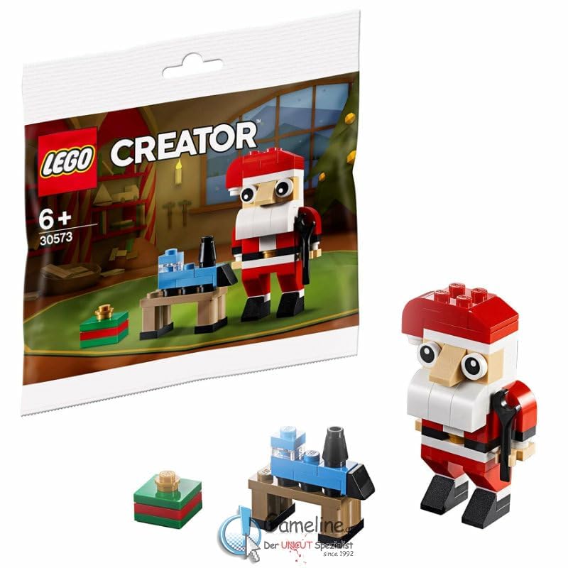 LEGO Creator 30573 Santa Construction Kit – Multi-Color | Build, Gift, Celebrate