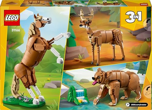LEGO Creator 31166 Enjoyable Horse – 3-in-1 Build Set for Kids Aged 9+