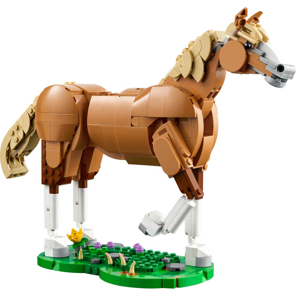 LEGO Creator 31166 Enjoyable Horse – 3-in-1 Build Set for Kids Aged 9+