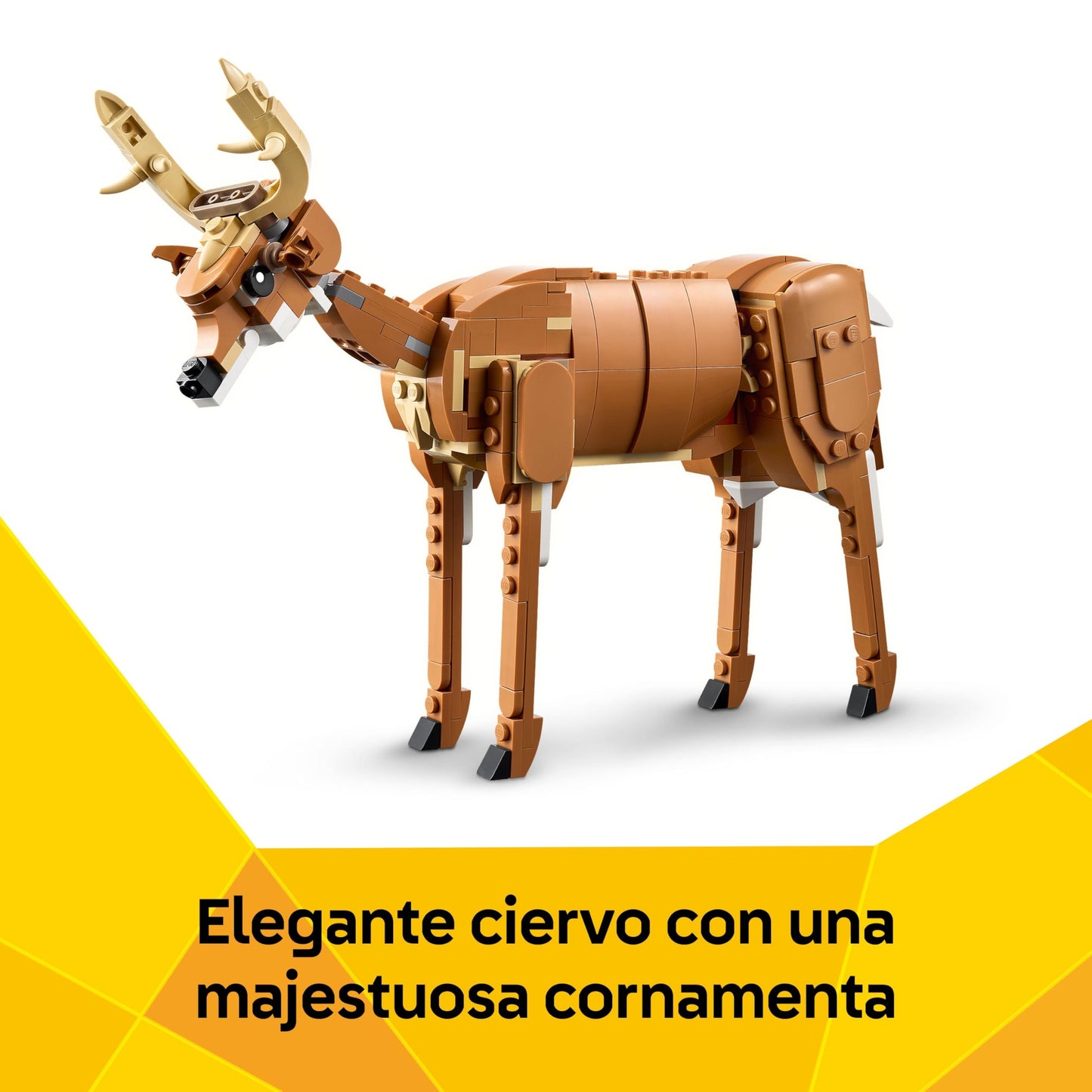LEGO Creator 31166 Enjoyable Horse – 3-in-1 Build Set for Kids Aged 9+