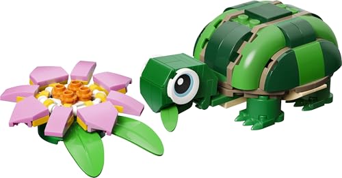 LEGO Creator 31377 Lazing Turtle Waterside – 3-in-1 Building Toy for Kids 7+ | Animal Adventure Set
