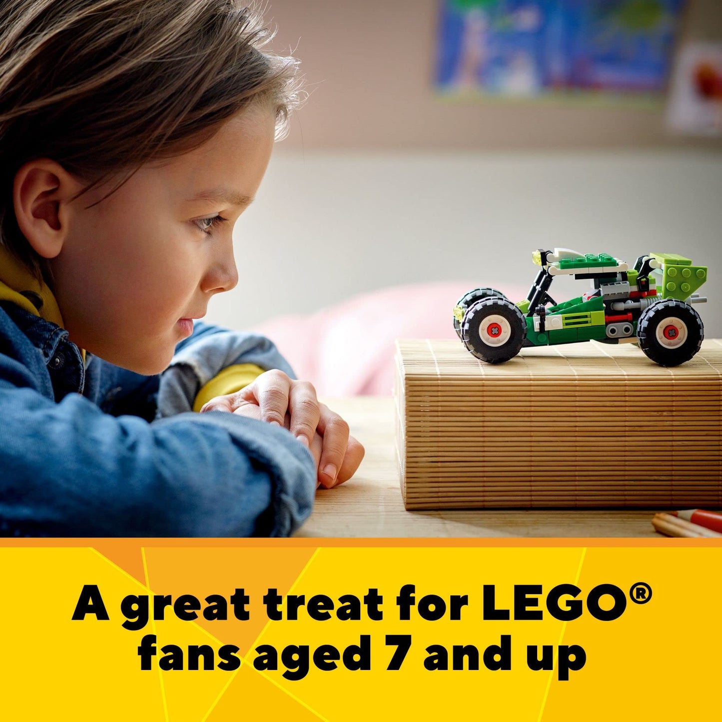 LEGO Creator 3-in-1 Off-Road Buggy 31123 | 3-in-1 Construction Toy for Kids 7+