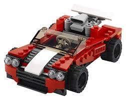 LEGO Creator 3-in-1 Sports Car Toy 31100 – 134 Pieces | 3-in-1 Building Kit