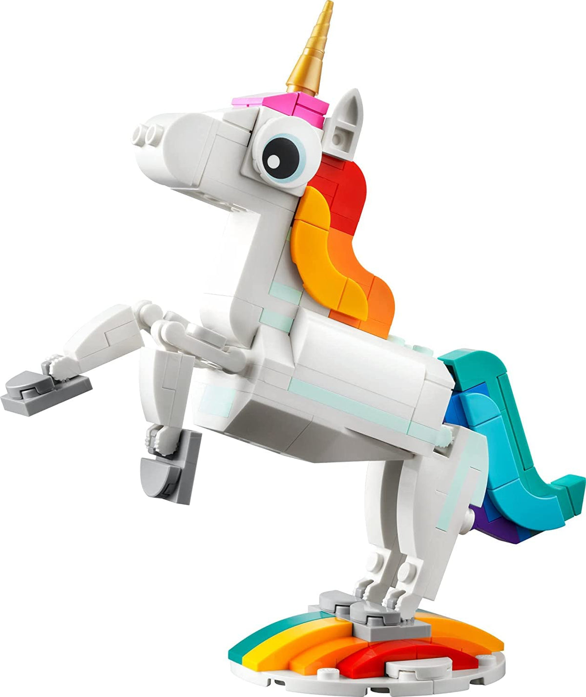 LEGO Creator 3in1 Magical Unicorn Toy (31140) – Transform into Seahorse or Peacock