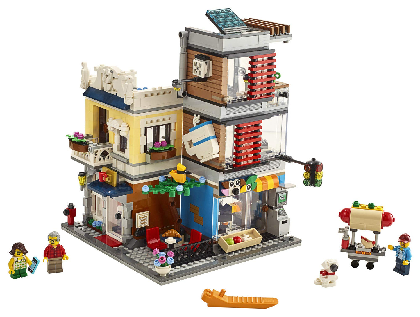 LEGO Creator 3-in-1 Townhouse Pet Shop & Café 31097 – 969 Pieces