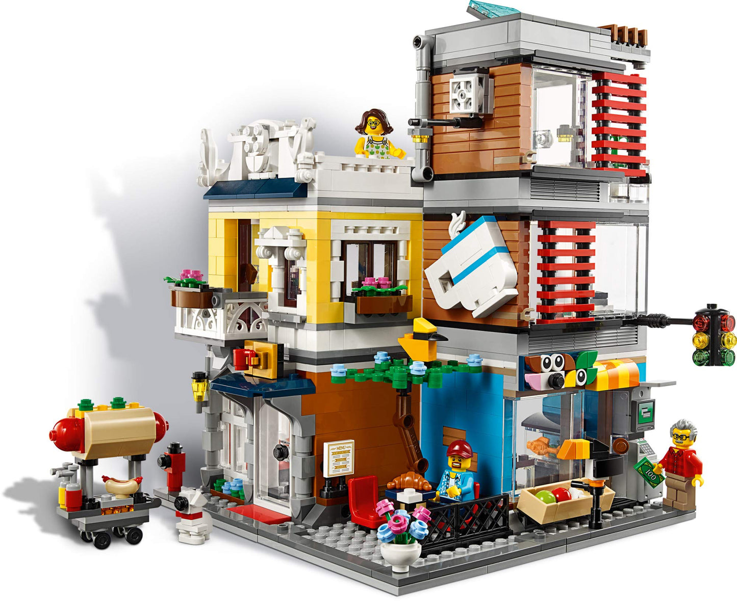 LEGO Creator 3-in-1 Townhouse Pet Shop & Café 31097 – 969 Pieces