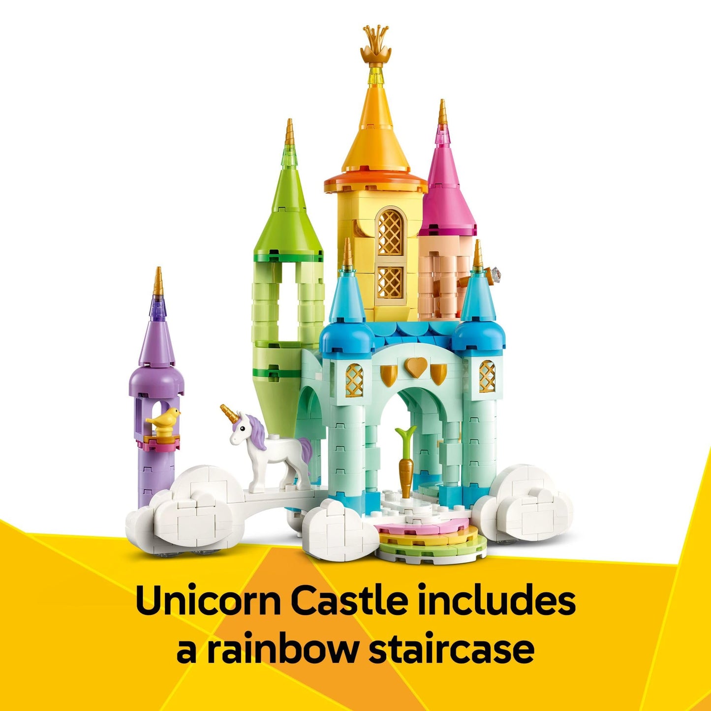 LEGO Creator 3-in-1 Unicorn Castle 31175 | Build 3 Unicorn Toys