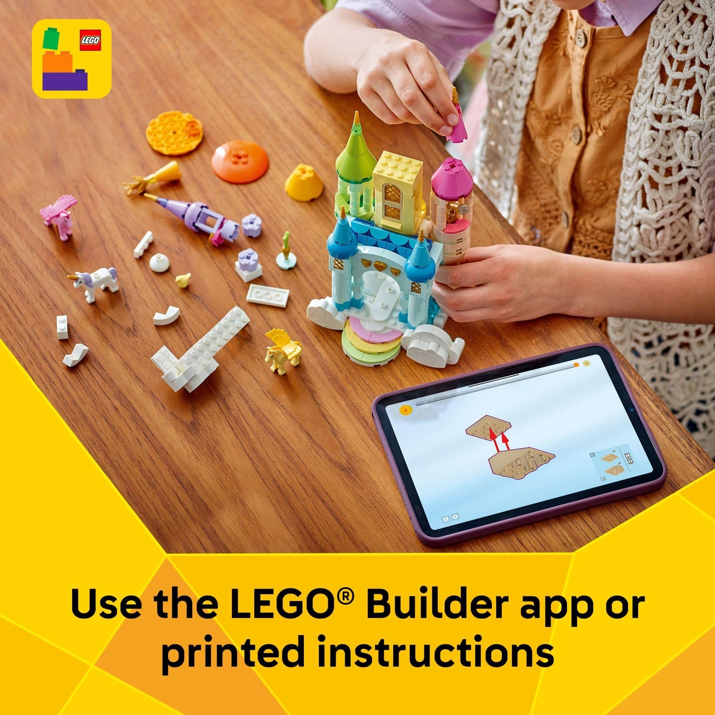 LEGO Creator 3-in-1 Unicorn Castle 31175 | Build 3 Unicorn Toys