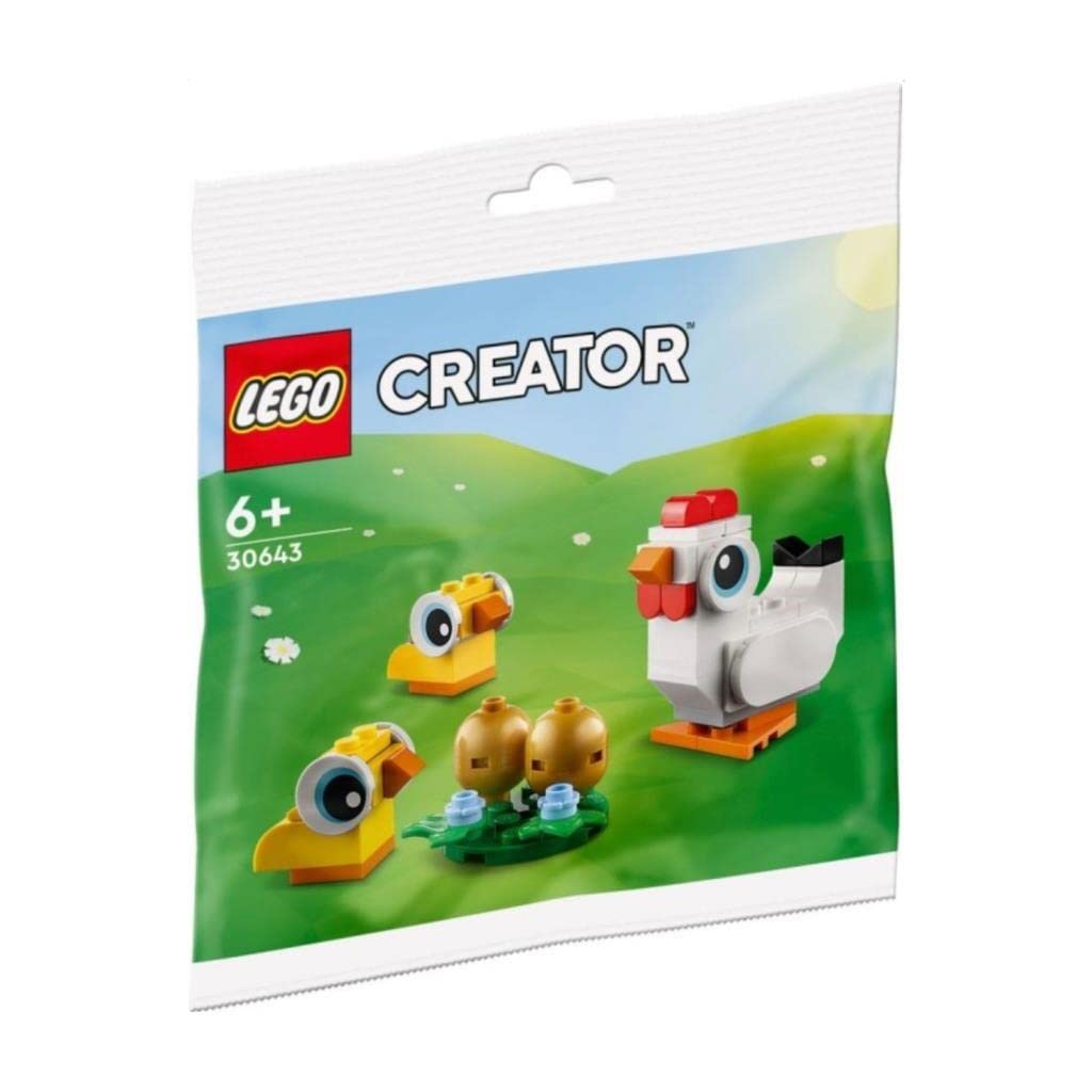 Lego Creator Easter Chickens 30643 Polybag – Multicolor | Buildable Spring Chickens