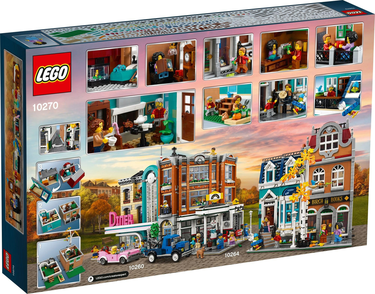 LEGO Creator Expert Bookshop 10270 – 2,504-Piece Modular Building for Collectors